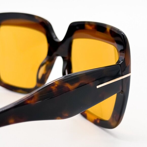 NEW TOM FORD TF1194 52E SUNGLASSES FT1194/S 52E WOMEN HAVANA EYEWEAR - Picture 5 of 10